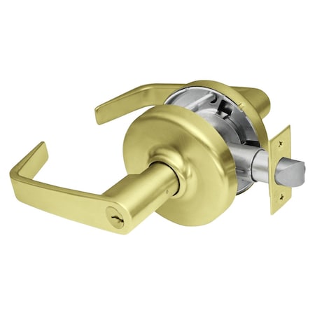 Corbin Russwin Grade 2 Classroom Cylindrical Lock, Newport Lever, Conventional Cylinder, Stn Brss Fnsh, Non-handed CL3855 NZD 606